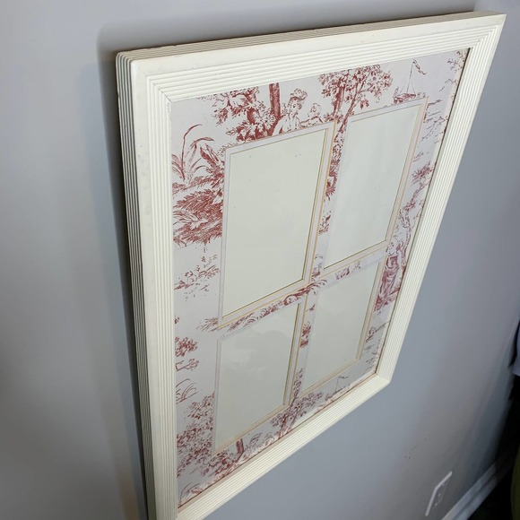 Vintage White & Red Victorian Style 4 Photo Frame - Picture 4 of 6